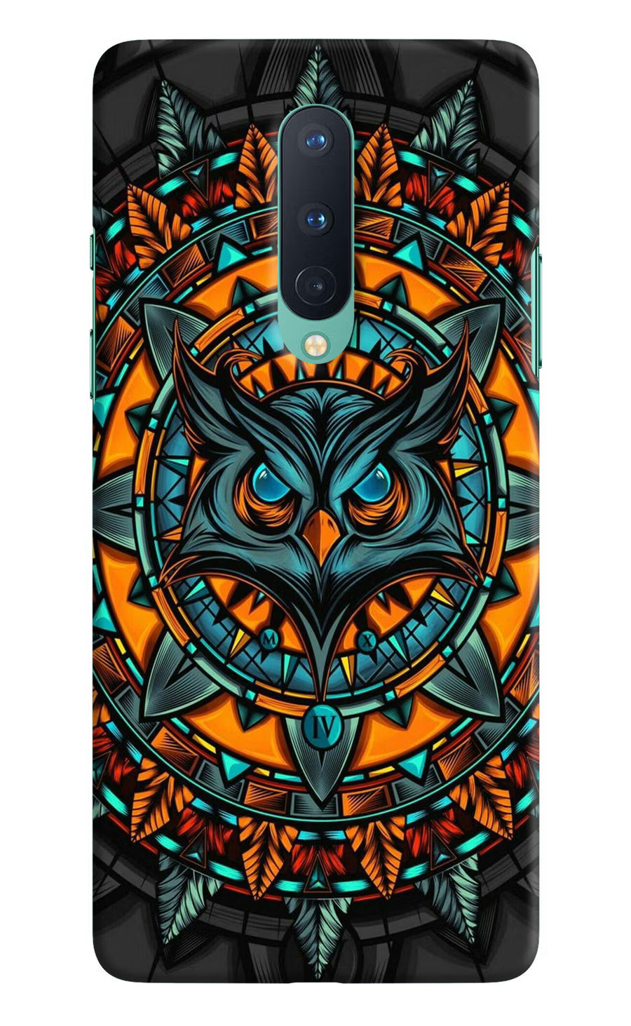 Angry Owl Art Oneplus 8 Back Cover, Hard case