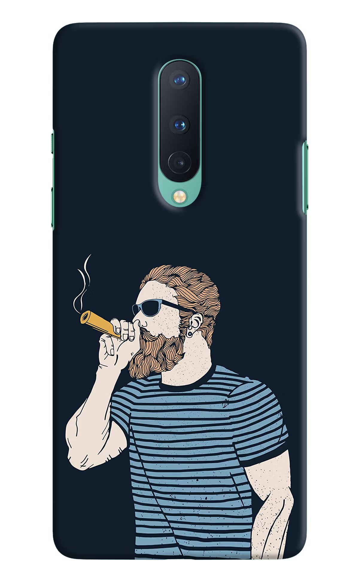 Smoking Oneplus 8 Hard Case Back Cover by Casekaro