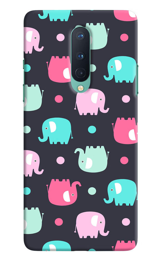 Elephants Oneplus 8 Hard Case Back Cover by Casekaro
