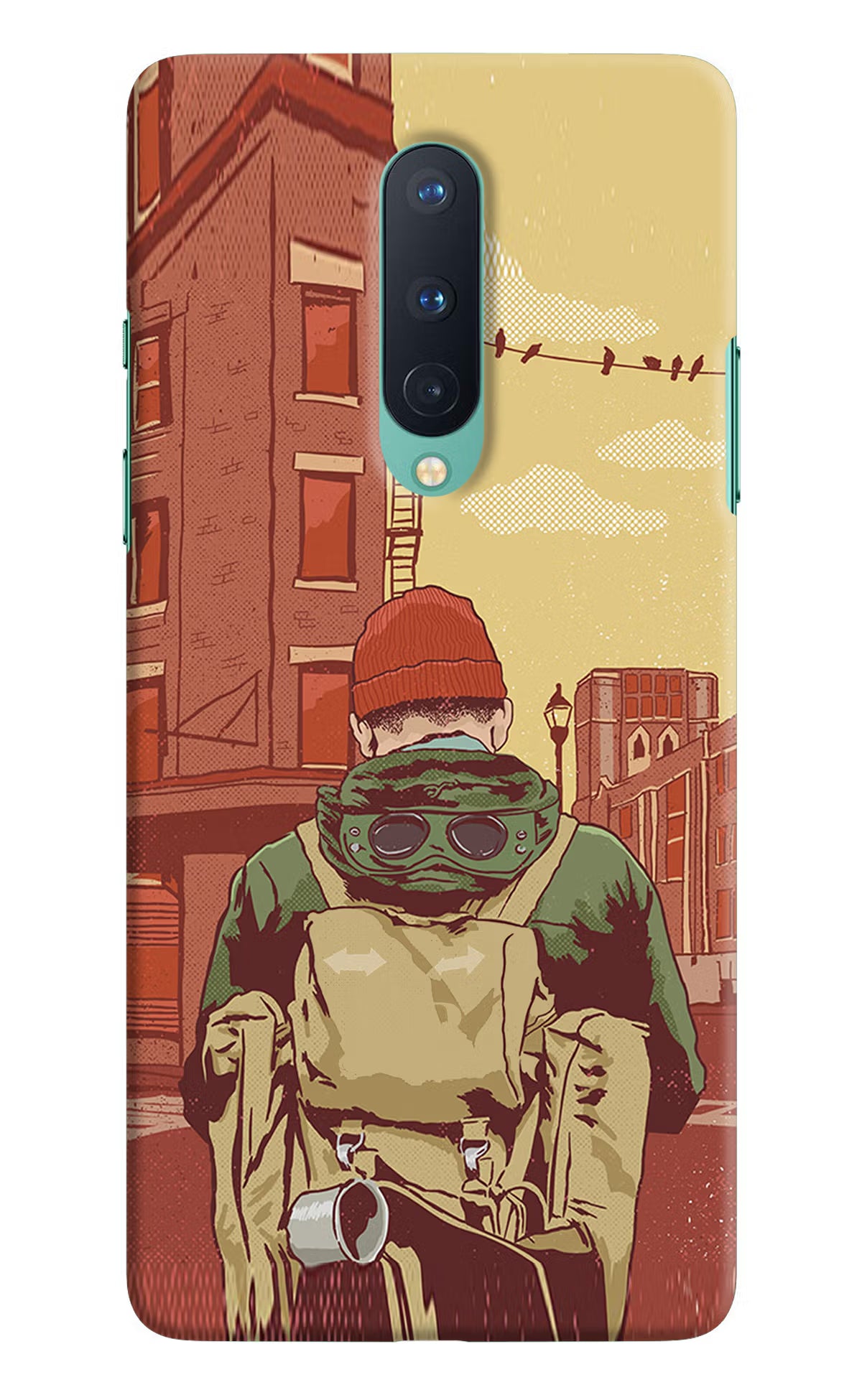 Adventurous Oneplus 8 Hard Case Back Cover by Casekaro