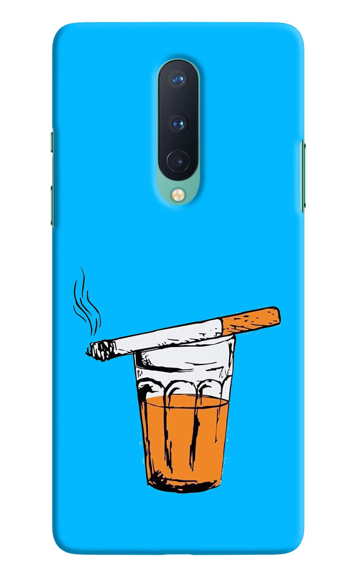 Chai Sutta Oneplus 8 Hard Case Back Cover by Casekaro