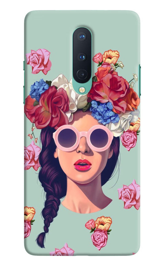 Pretty Girl Oneplus 8 Hard Case Back Cover by Casekaro