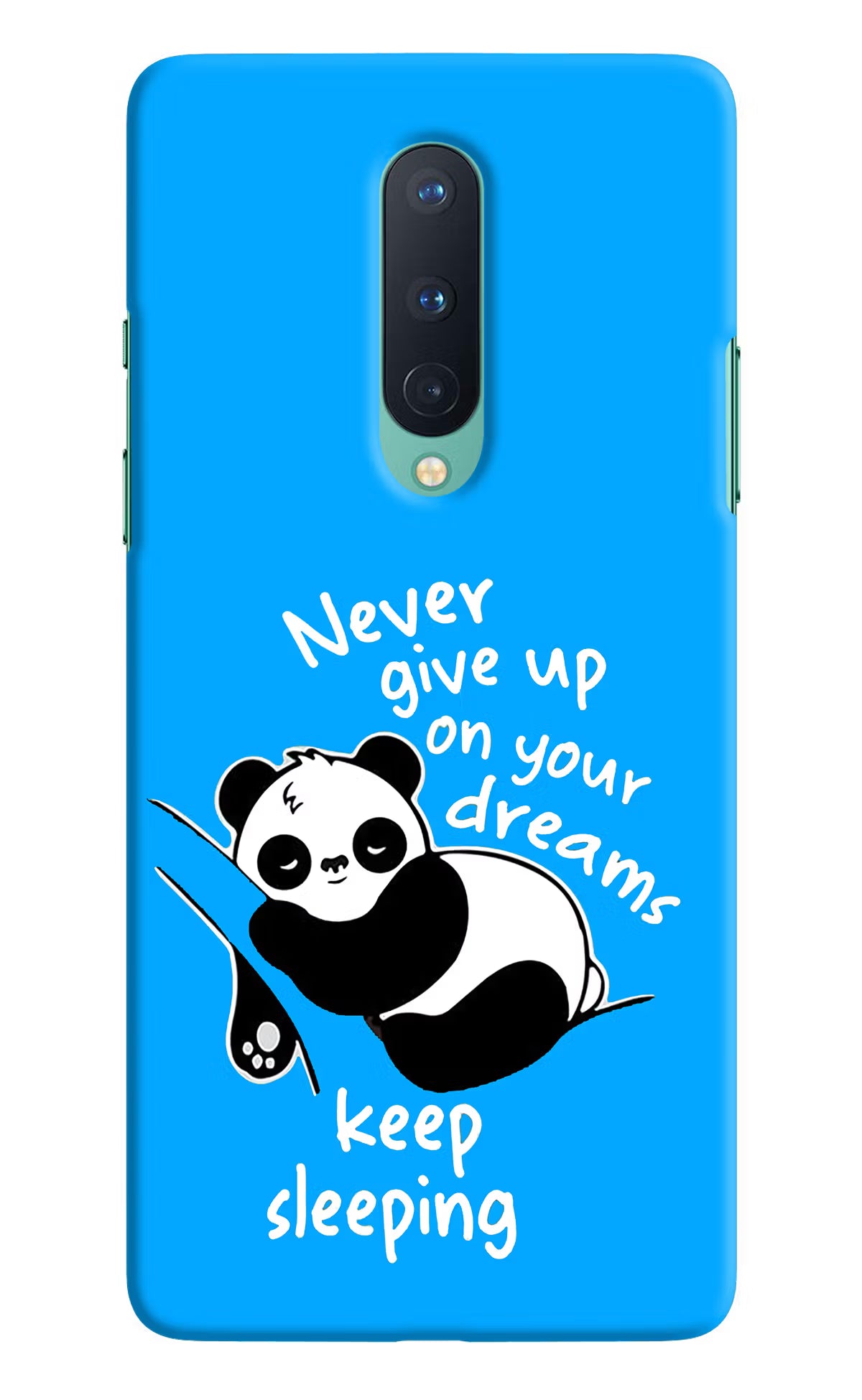Keep Sleeping Oneplus 8 Hard Case Back Cover by Casekaro