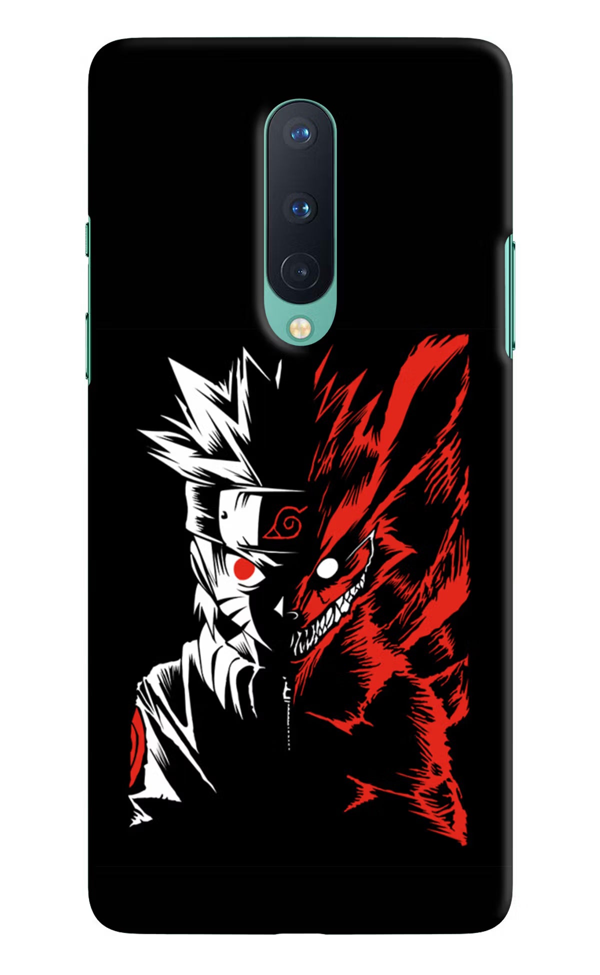 Naruto Two Face Oneplus 8 Hard Case Back Cover by Casekaro