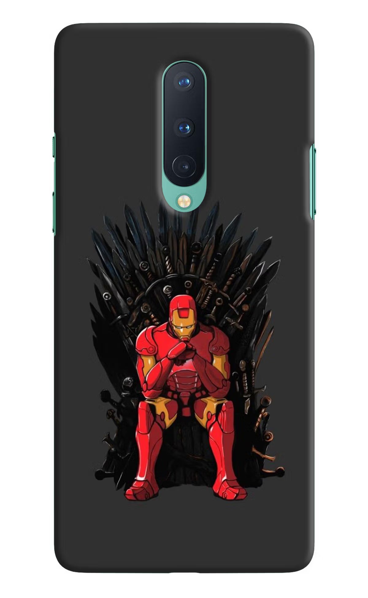 Ironman Throne Oneplus 8 Hard Case Back Cover by Casekaro