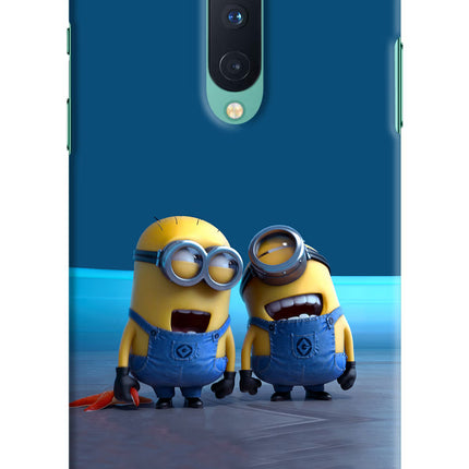 Minion Laughing Oneplus 8 Hard Case Back Cover by Casekaro