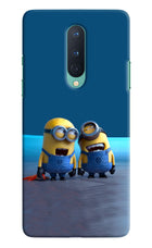 Minion Laughing Oneplus 8 Hard Case Back Cover by Casekaro