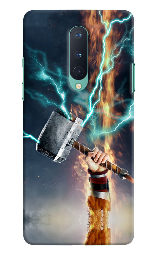 Thor Hammer Mjolnir Oneplus 8 Hard Case Back Cover by Casekaro