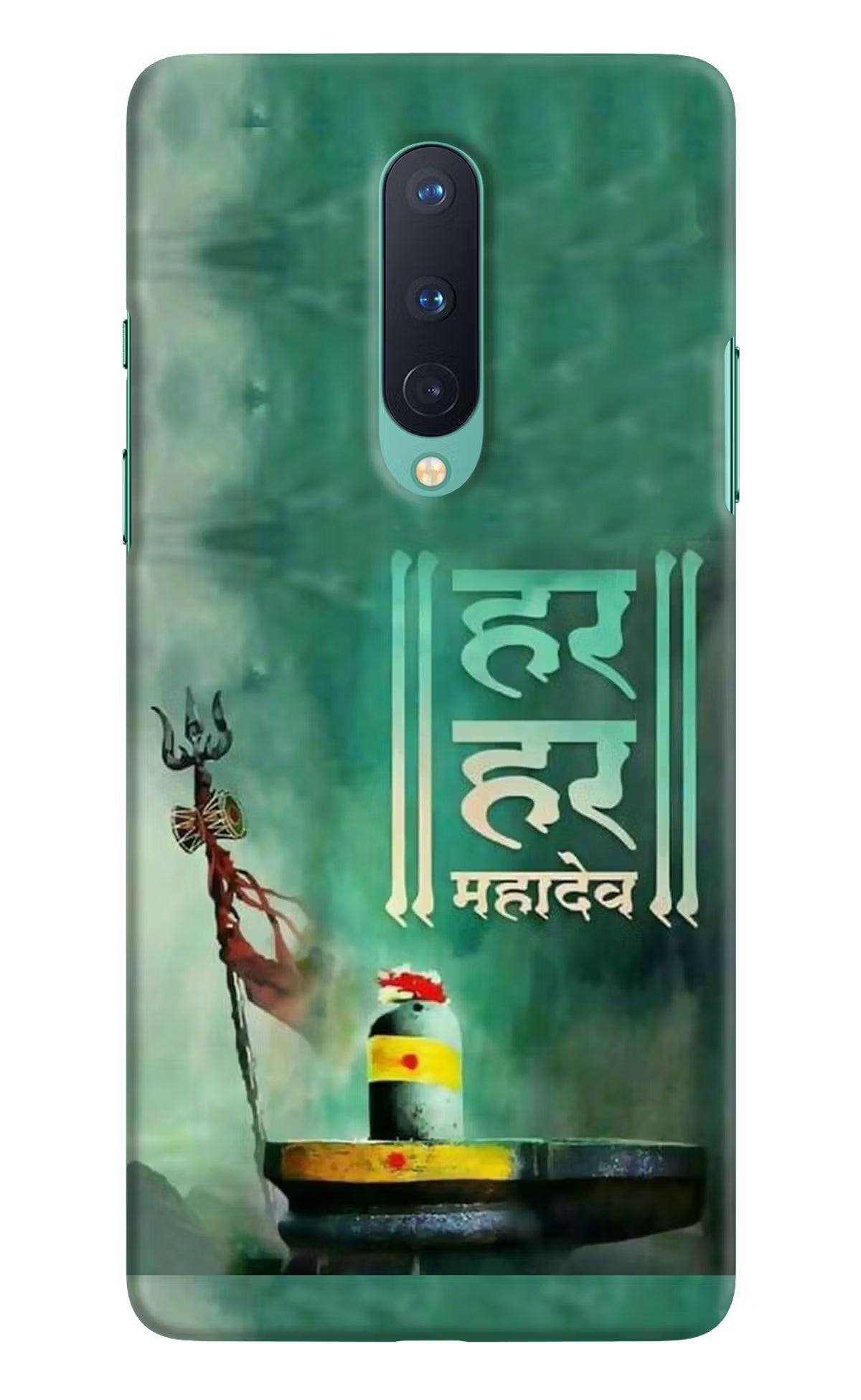 Har Har Mahadev Shivling Oneplus 8 Hard Case Back Cover by Casekaro