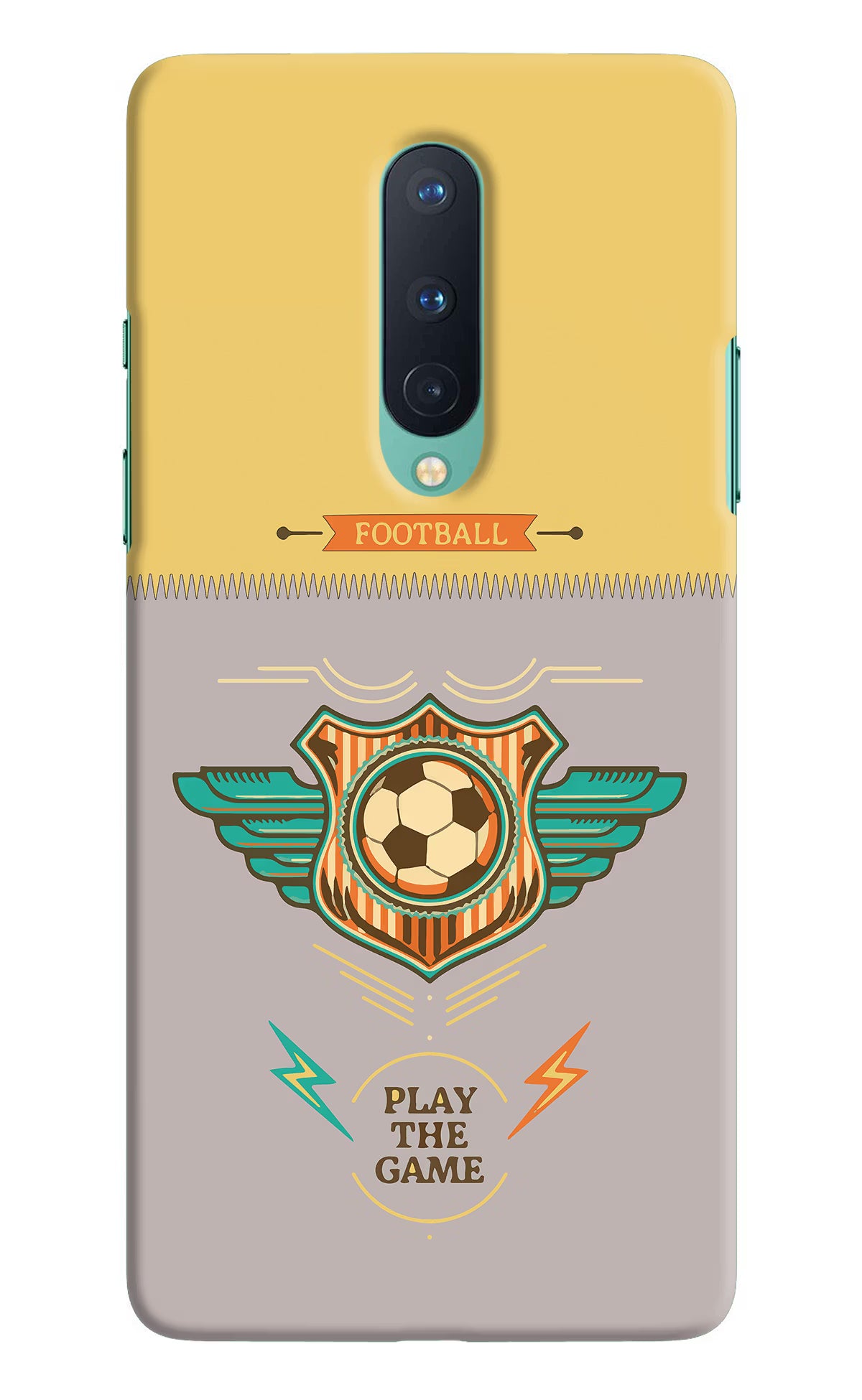 Football Oneplus 8 Hard Case Back Cover by Casekaro