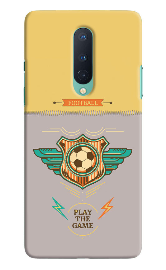 Football Oneplus 8 Hard Case Back Cover by Casekaro