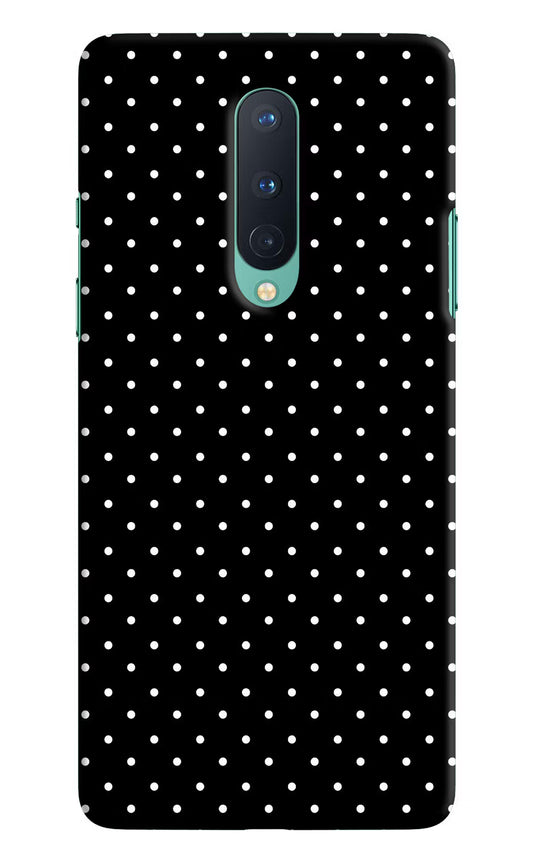 White Dots Oneplus 8 Hard Case Back Cover by Casekaro
