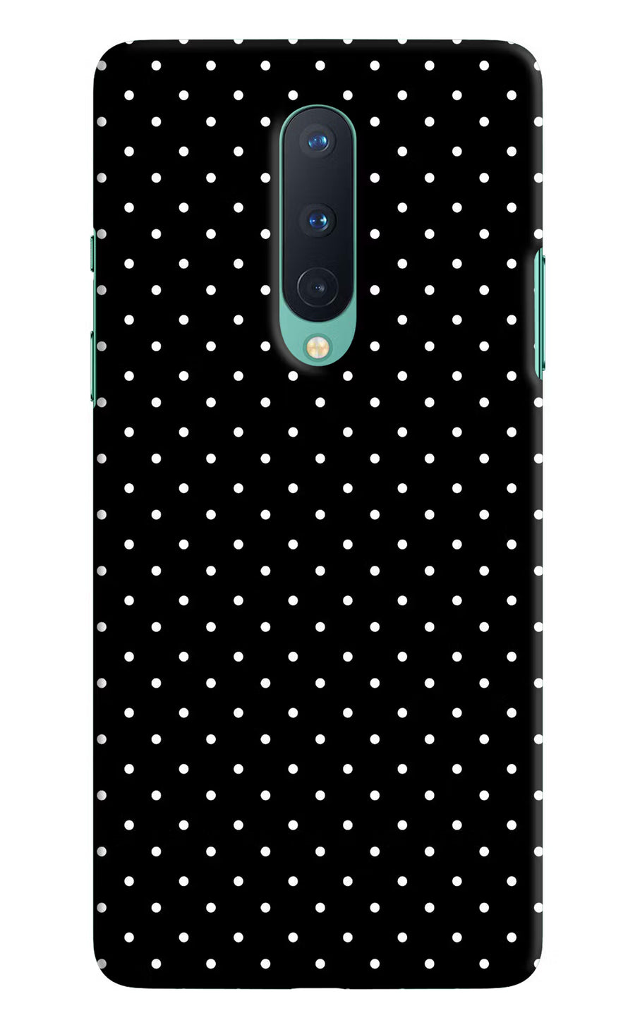 White Dots Oneplus 8 Back Cover, Hard case