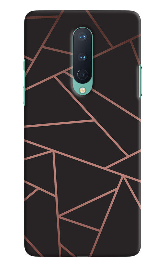 Geometric Pattern Oneplus 8 Hard Case Back Cover by Casekaro