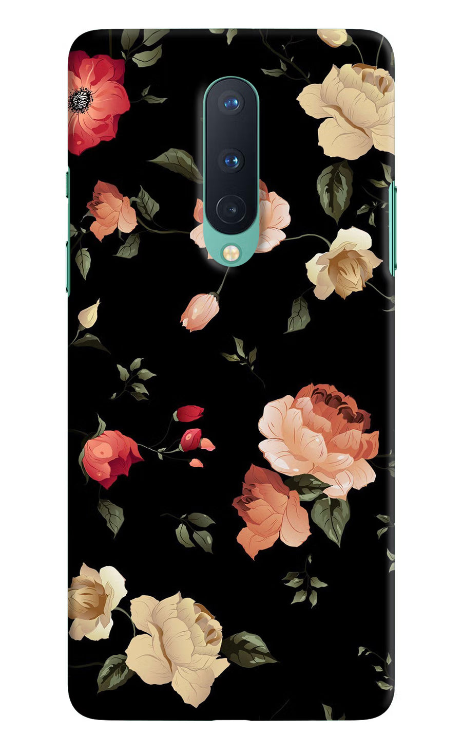 Flowers Oneplus 8 Back Cover, Hard case