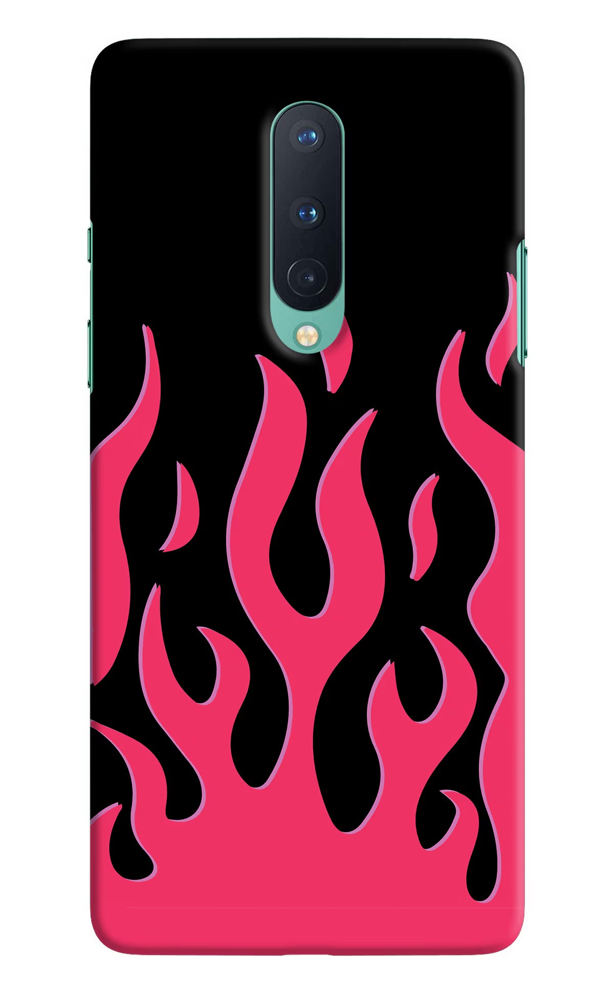 Fire Flames Oneplus 8 Hard Case Back Cover by Casekaro