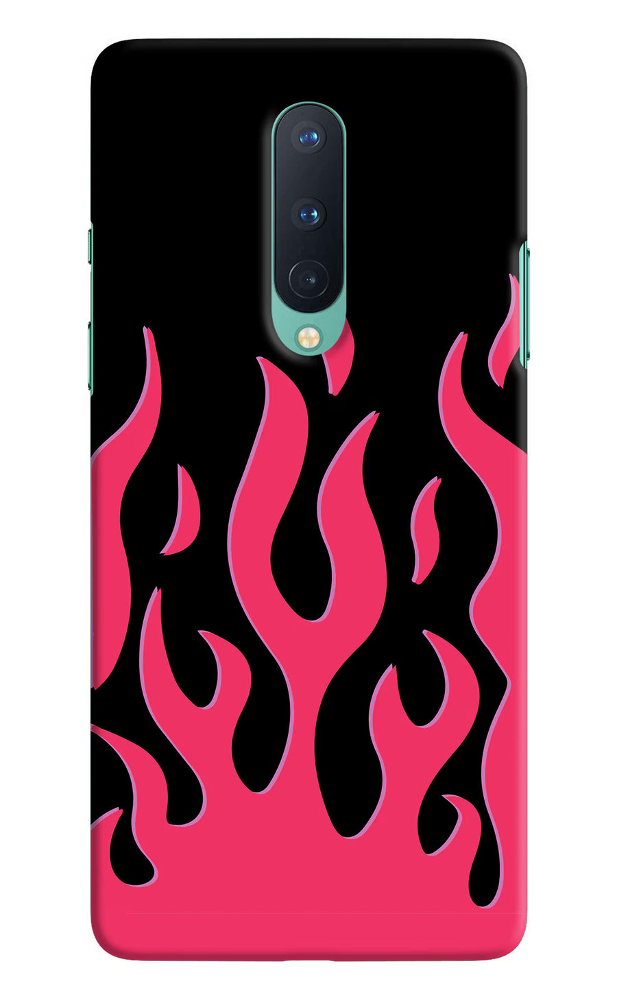 Fire Flames Oneplus 8 Back Cover, Hard case