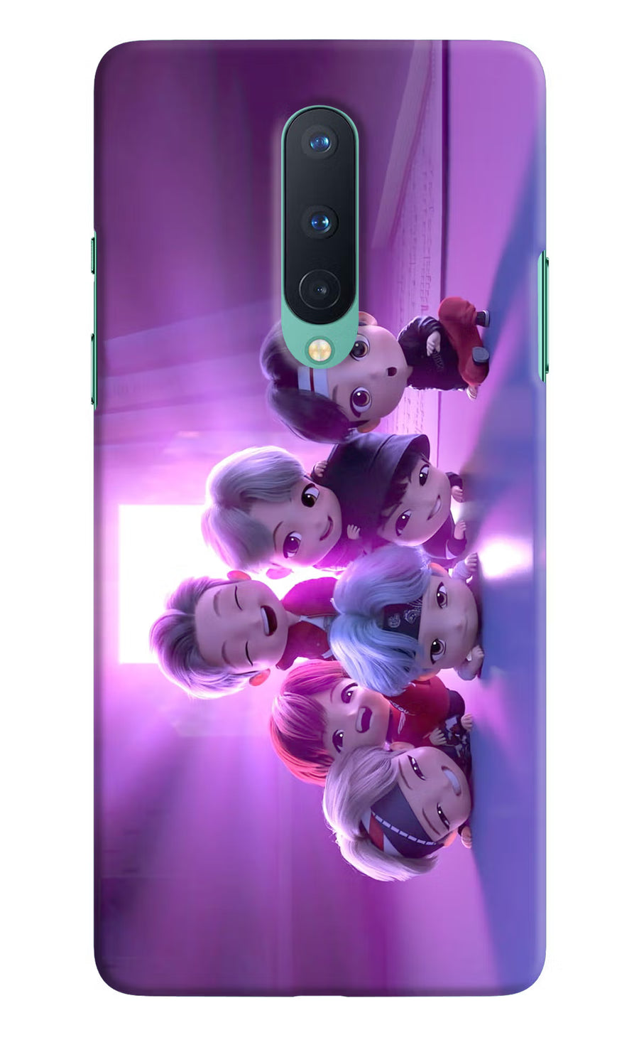 BTS Chibi Oneplus 8 Back Cover, Hard case