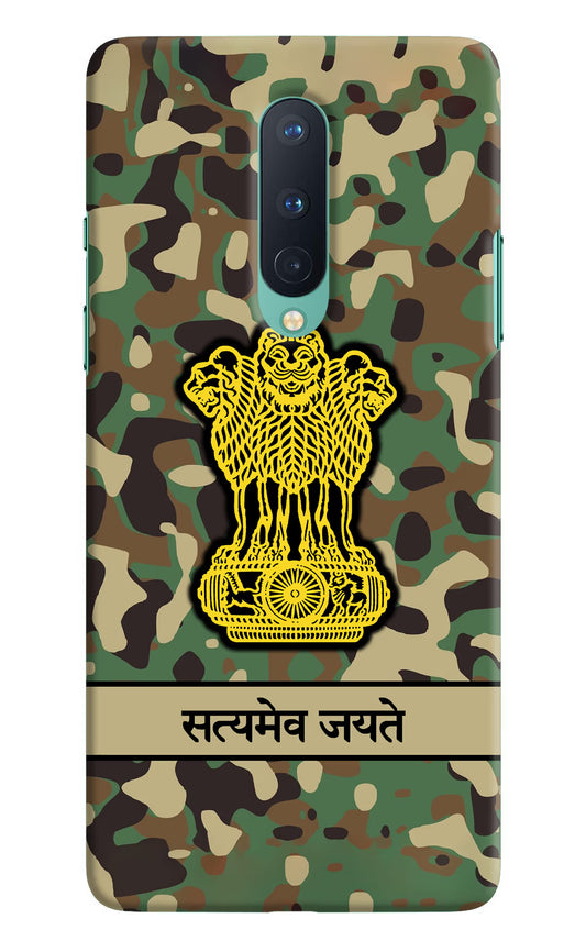 Satyamev Jayate Army Oneplus 8 Hard Case Back Cover by Casekaro