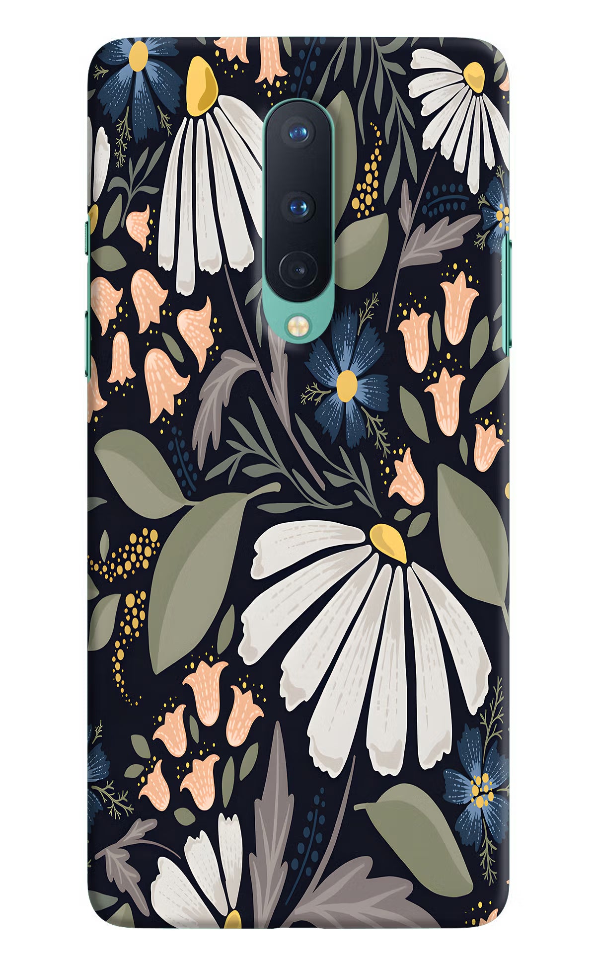 Flowers Art Oneplus 8 Hard Case Back Cover by Casekaro