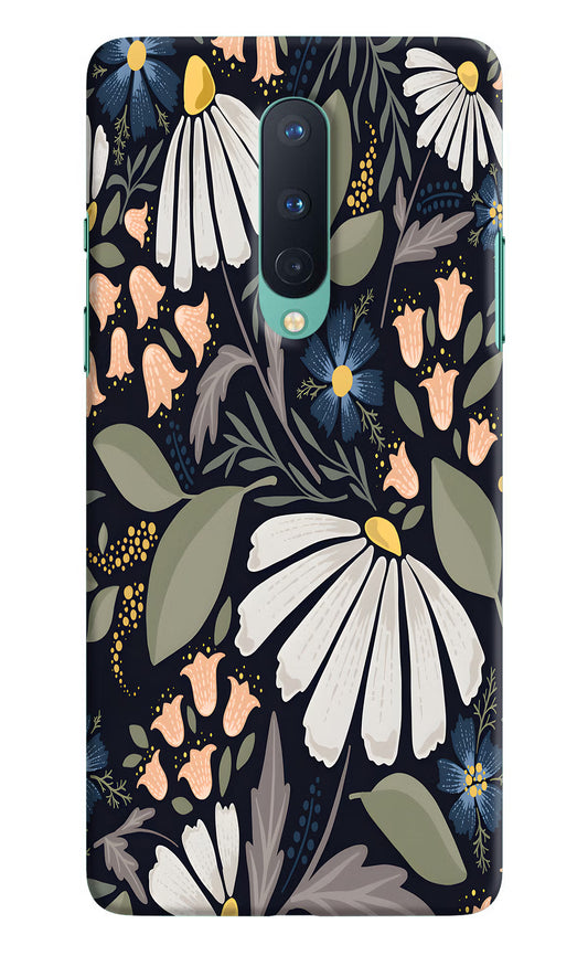 Flowers Art Oneplus 8 Hard Case Back Cover by Casekaro