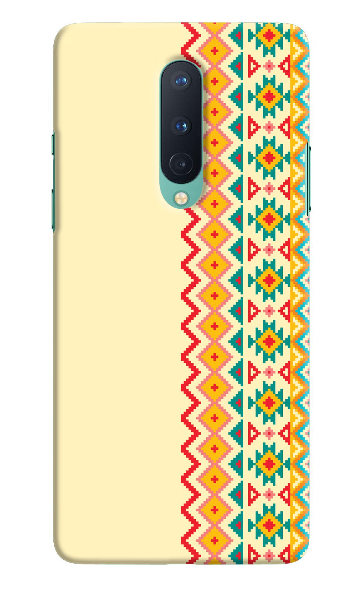 Ethnic Seamless Oneplus 8 Hard Case Back Cover by Casekaro