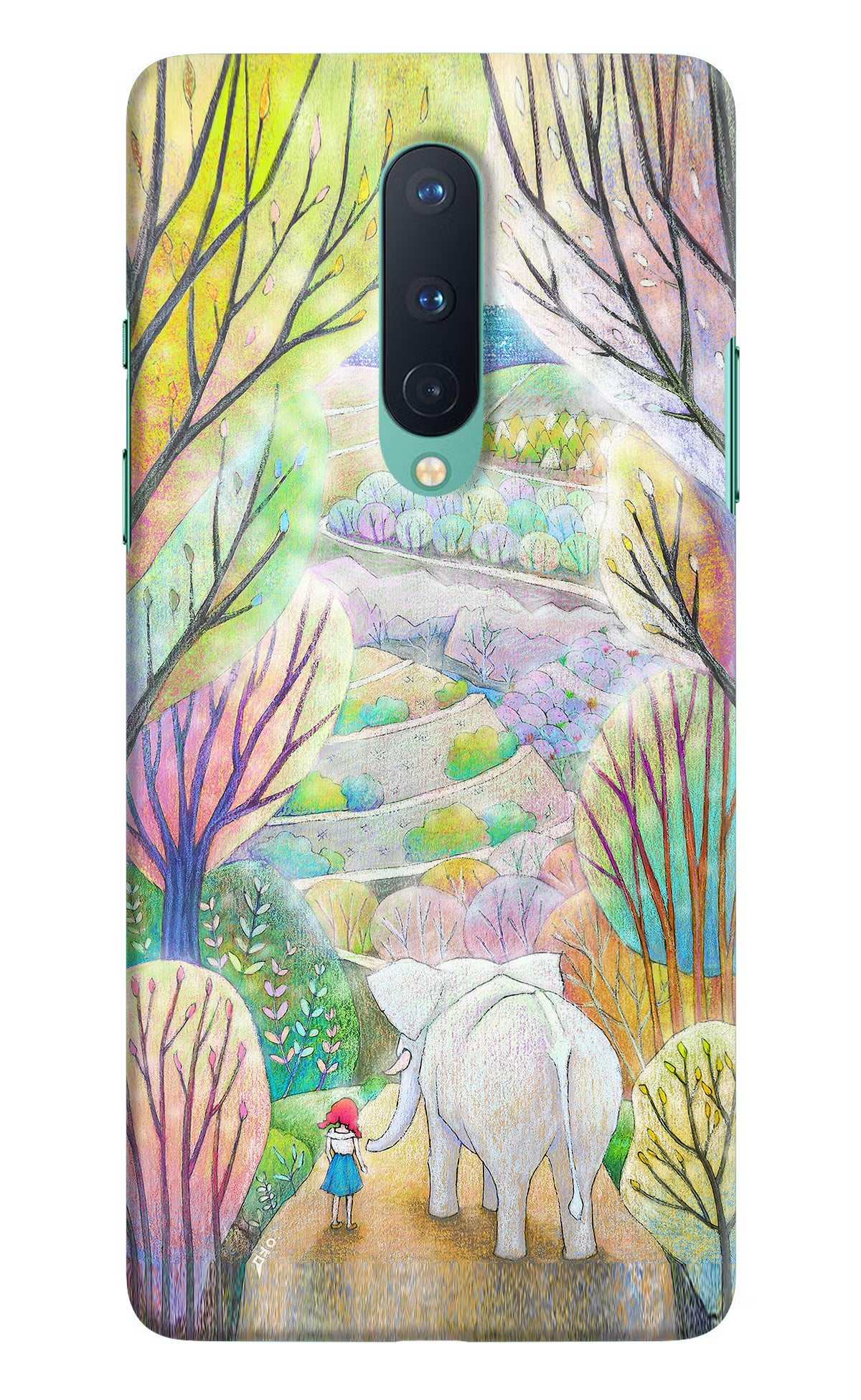 Nature Painting Oneplus 8 Hard Case Back Cover by Casekaro