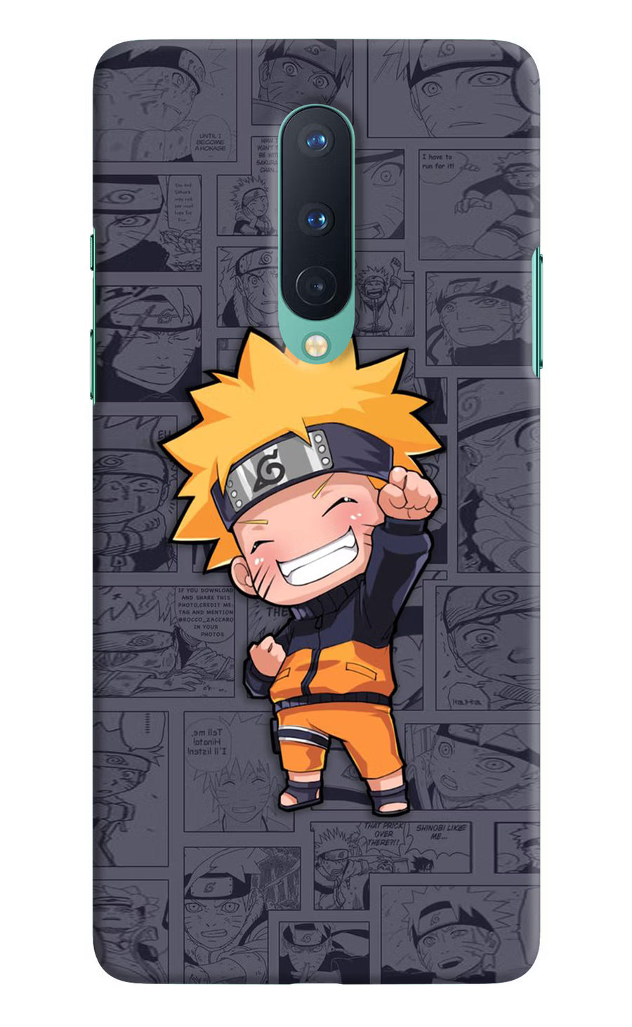 Chota Naruto Oneplus 8 Back Cover, Hard case