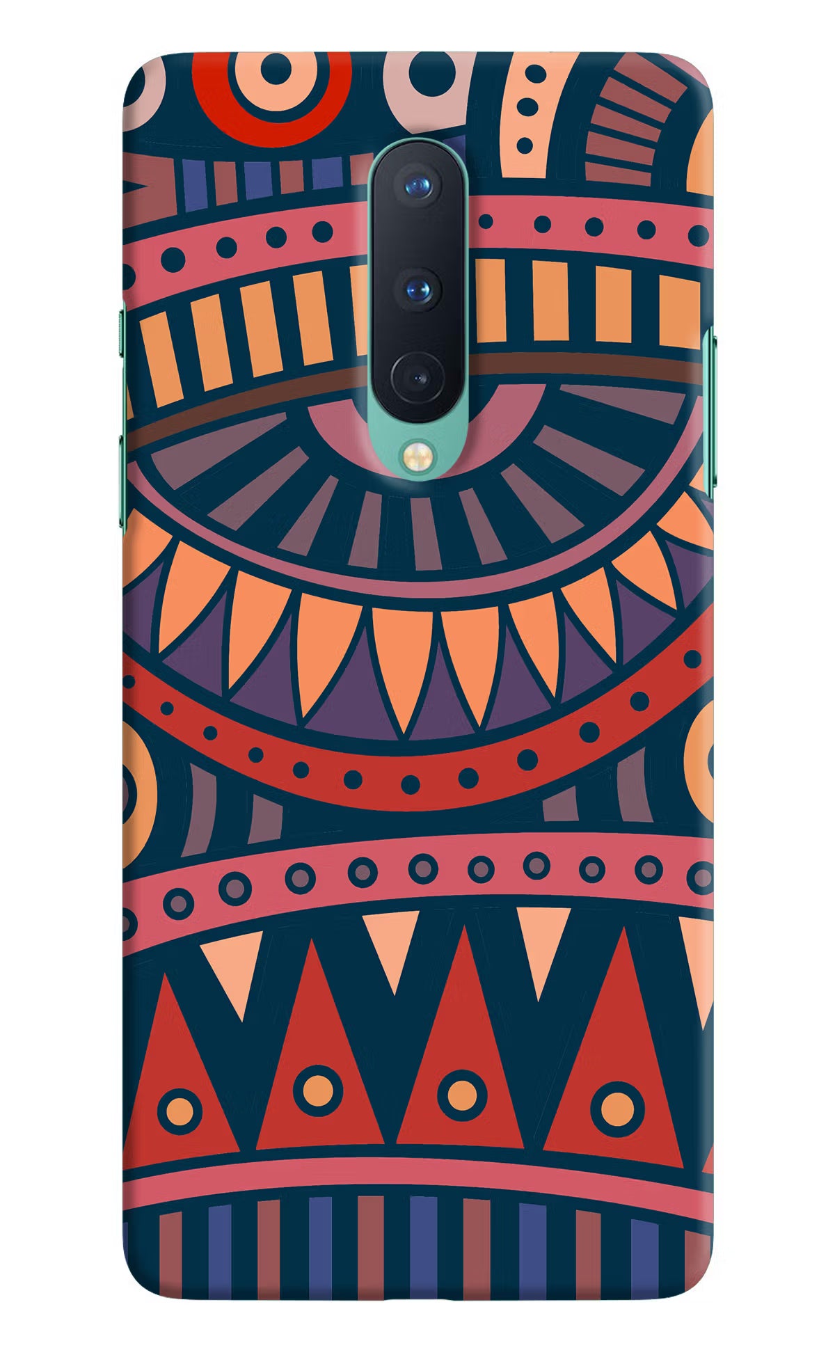 African Culture Design Oneplus 8 Hard Case Back Cover by Casekaro