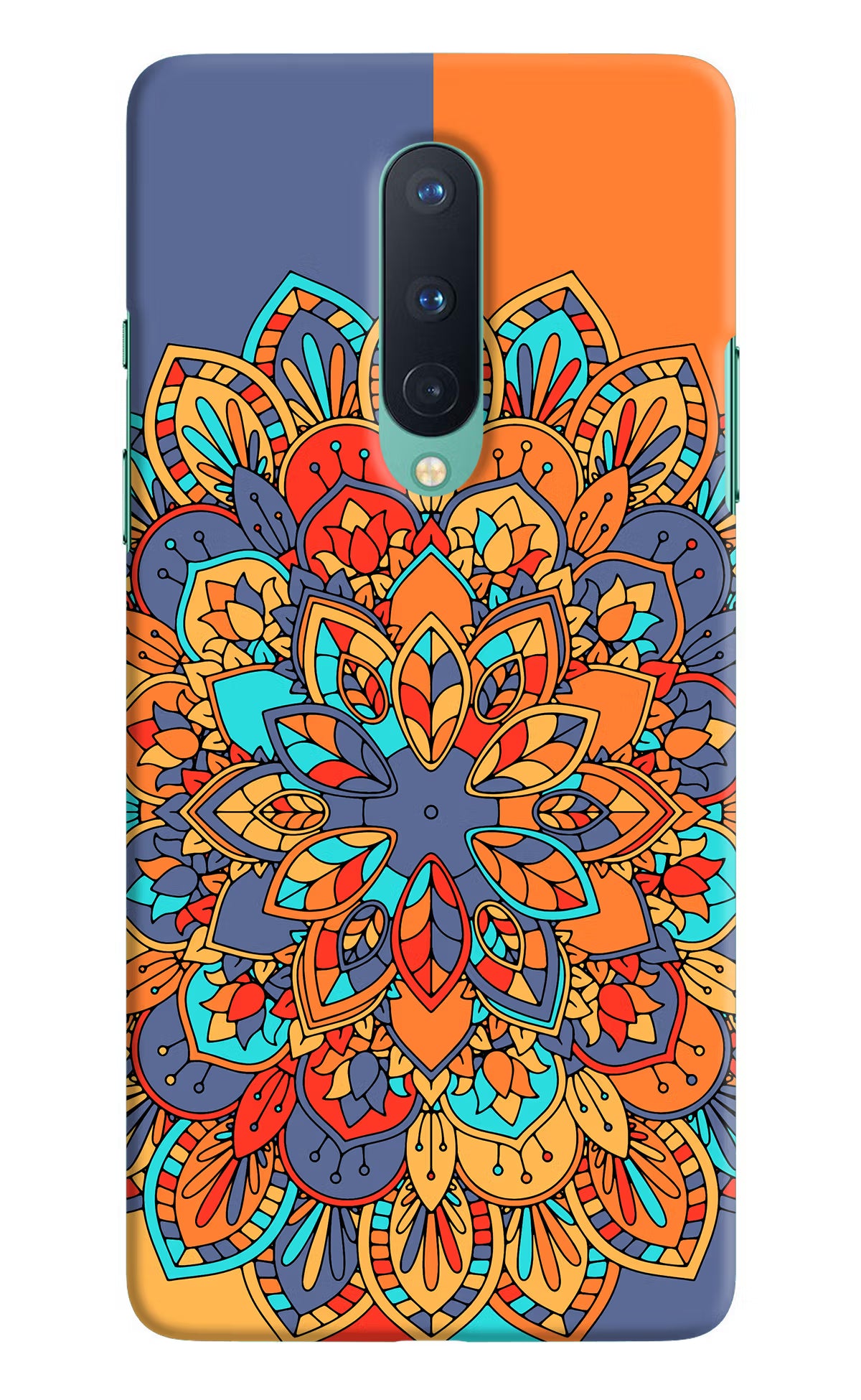 Color Mandala Oneplus 8 Hard Case Back Cover by Casekaro