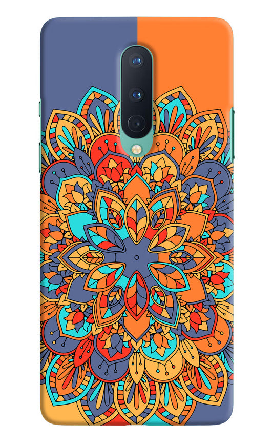 Color Mandala Oneplus 8 Hard Case Back Cover by Casekaro