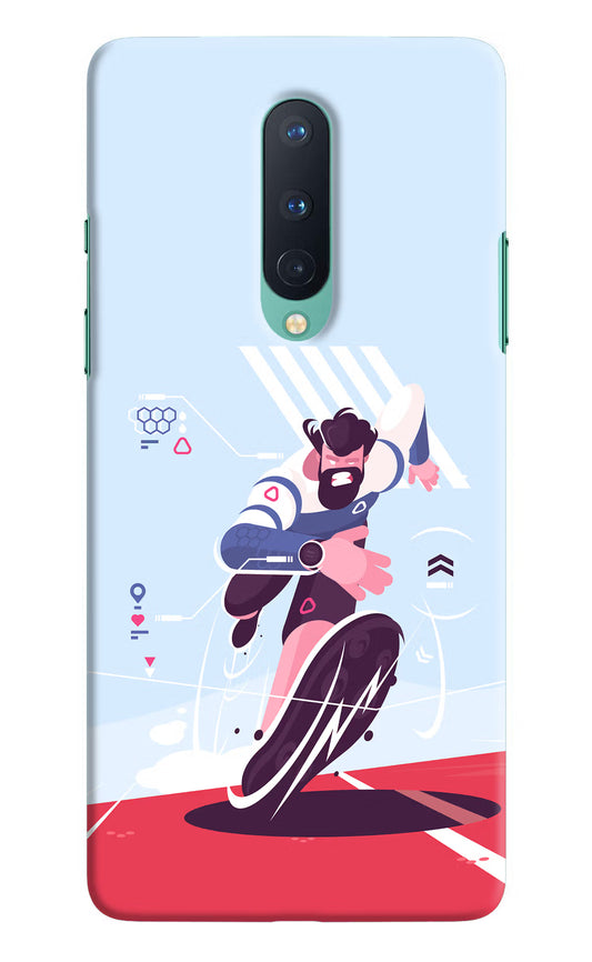 Run Pro Oneplus 8 Hard Case Back Cover by Casekaro