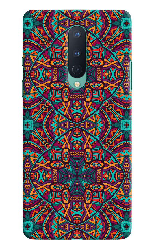 Colour Mandala Oneplus 8 Hard Case Back Cover by Casekaro