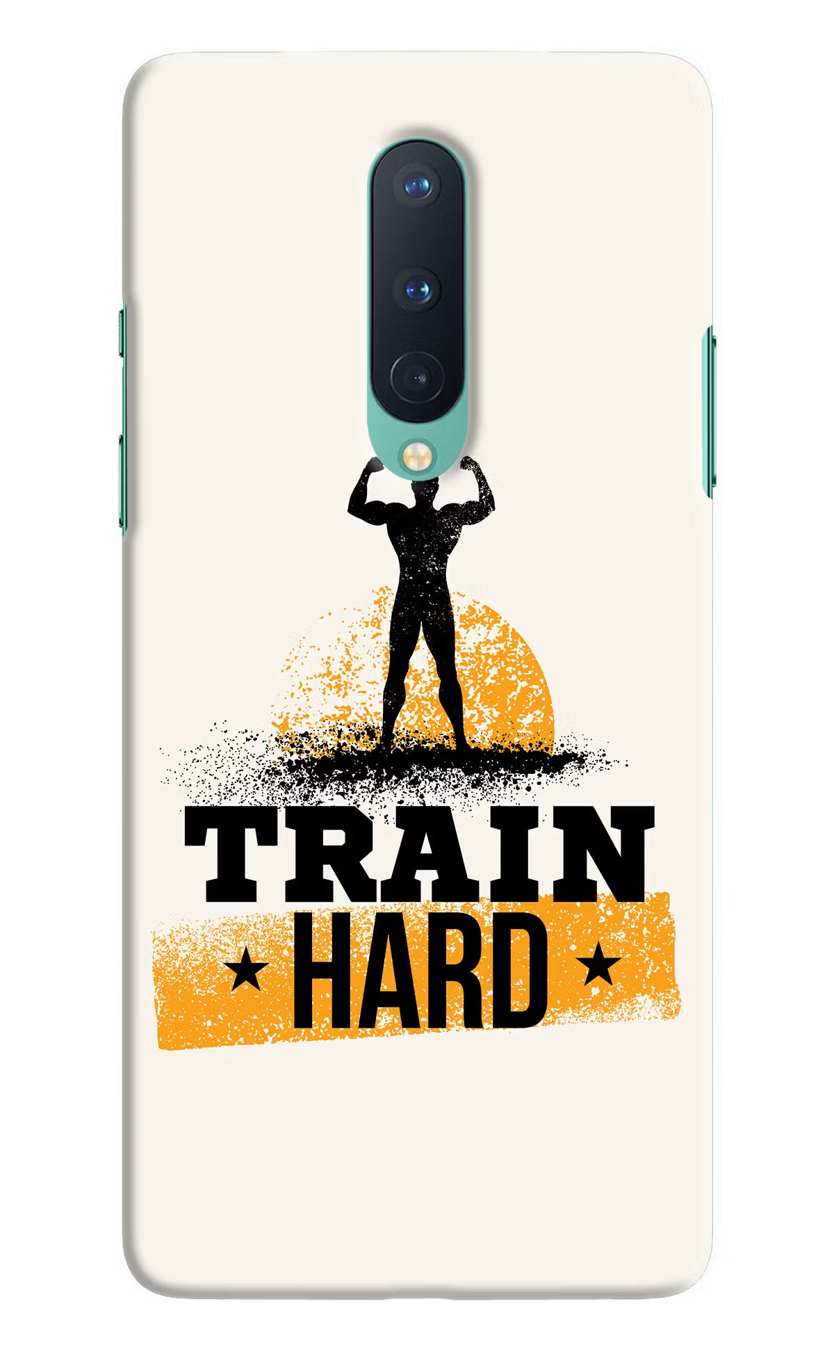 Train Hard Oneplus 8 Hard Case Back Cover by Casekaro