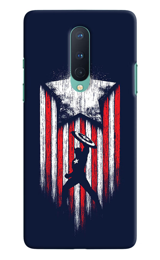 Captain America Marvel Art Oneplus 8 Hard Case Back Cover by Casekaro