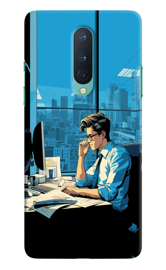 Focused Hustler (AI Generated) Oneplus 8 Hard Case Back Cover by Casekaro