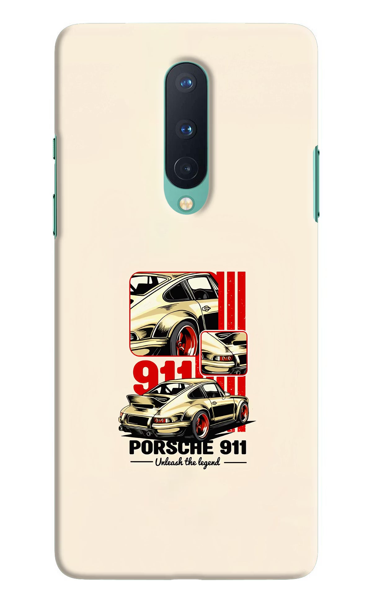 Classic Porsche 911 Oneplus 8 Hard Case Back Cover by Casekaro