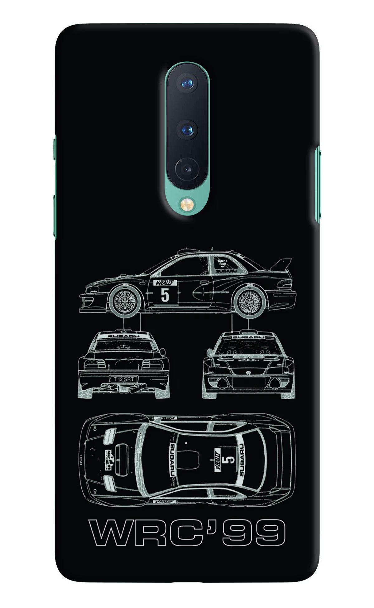 WRC'99 Oneplus 8 Hard Case Back Cover by Casekaro