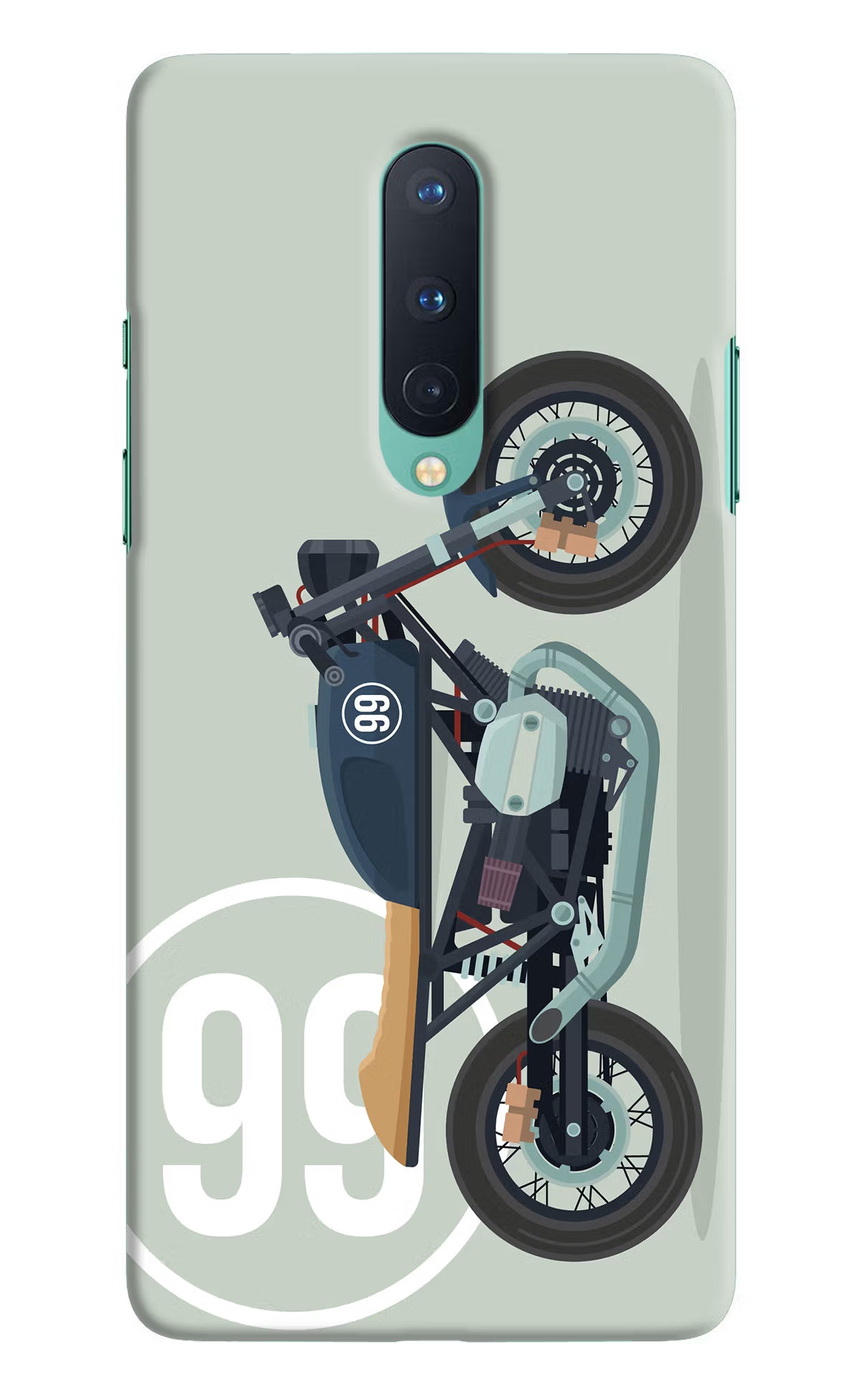 Classic Cafe Racer 99 Oneplus 8 Hard Case Back Cover by Casekaro