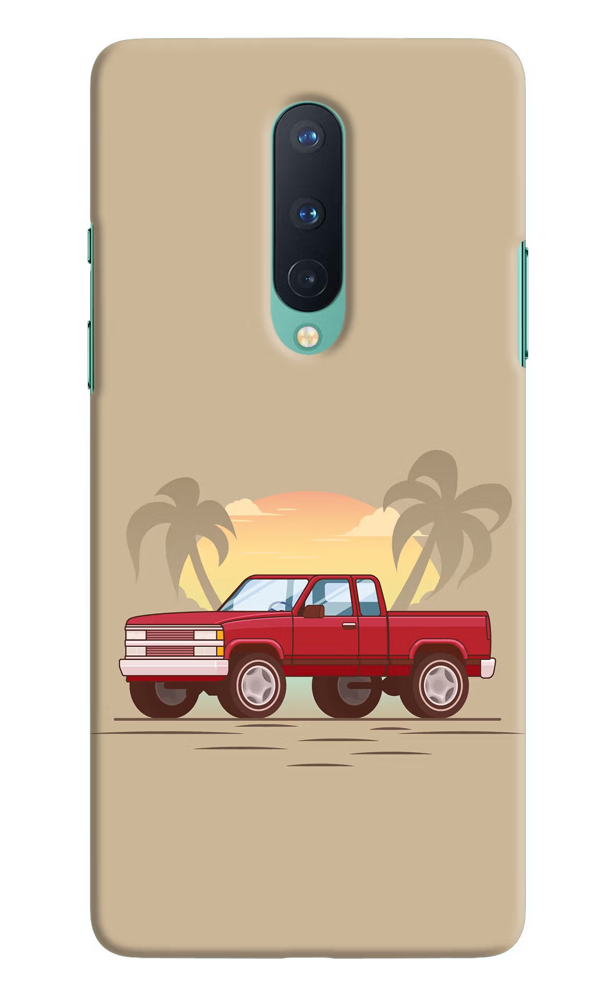 Desert Classic Drive Oneplus 8 Hard Case Back Cover by Casekaro