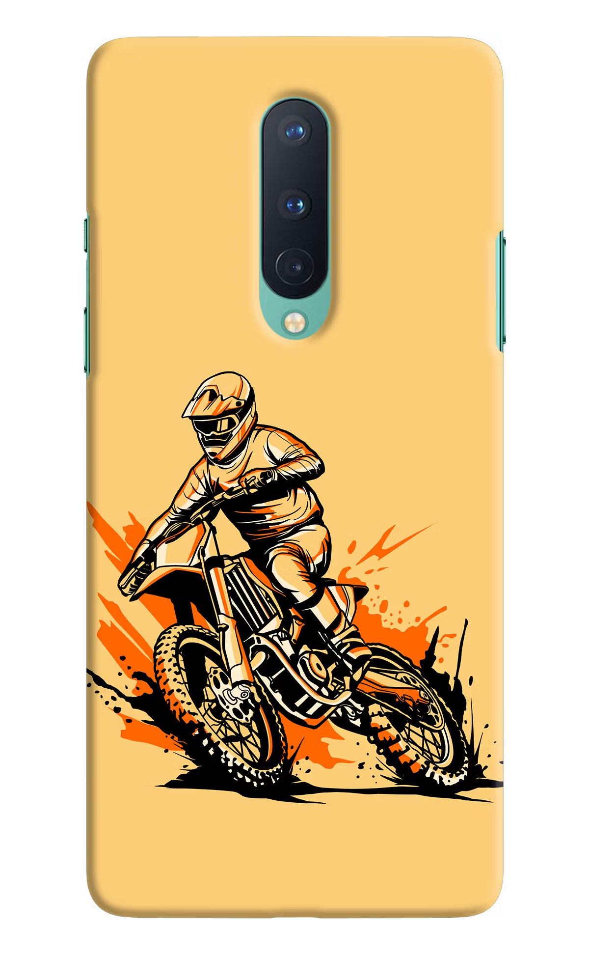 Off-Road Fury Oneplus 8 Hard Case Back Cover by Casekaro