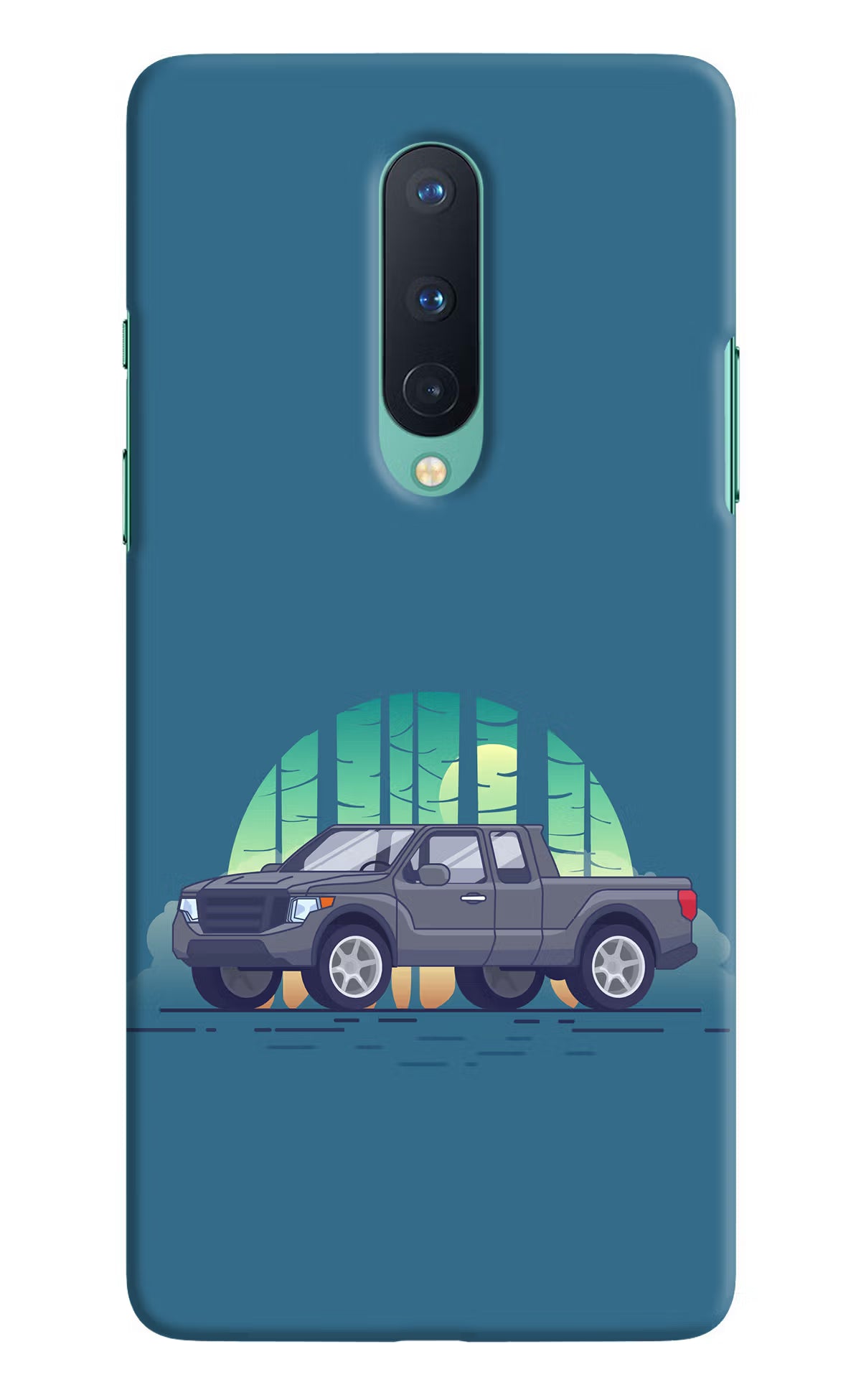 Retro Garage Vibe Oneplus 8 Hard Case Back Cover by Casekaro