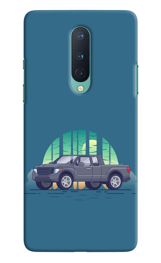 Retro Garage Vibe Oneplus 8 Hard Case Back Cover by Casekaro