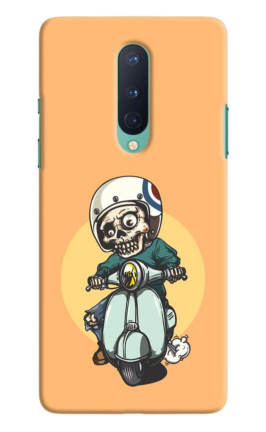 Undead Biker Oneplus 8 Hard Case Back Cover by Casekaro