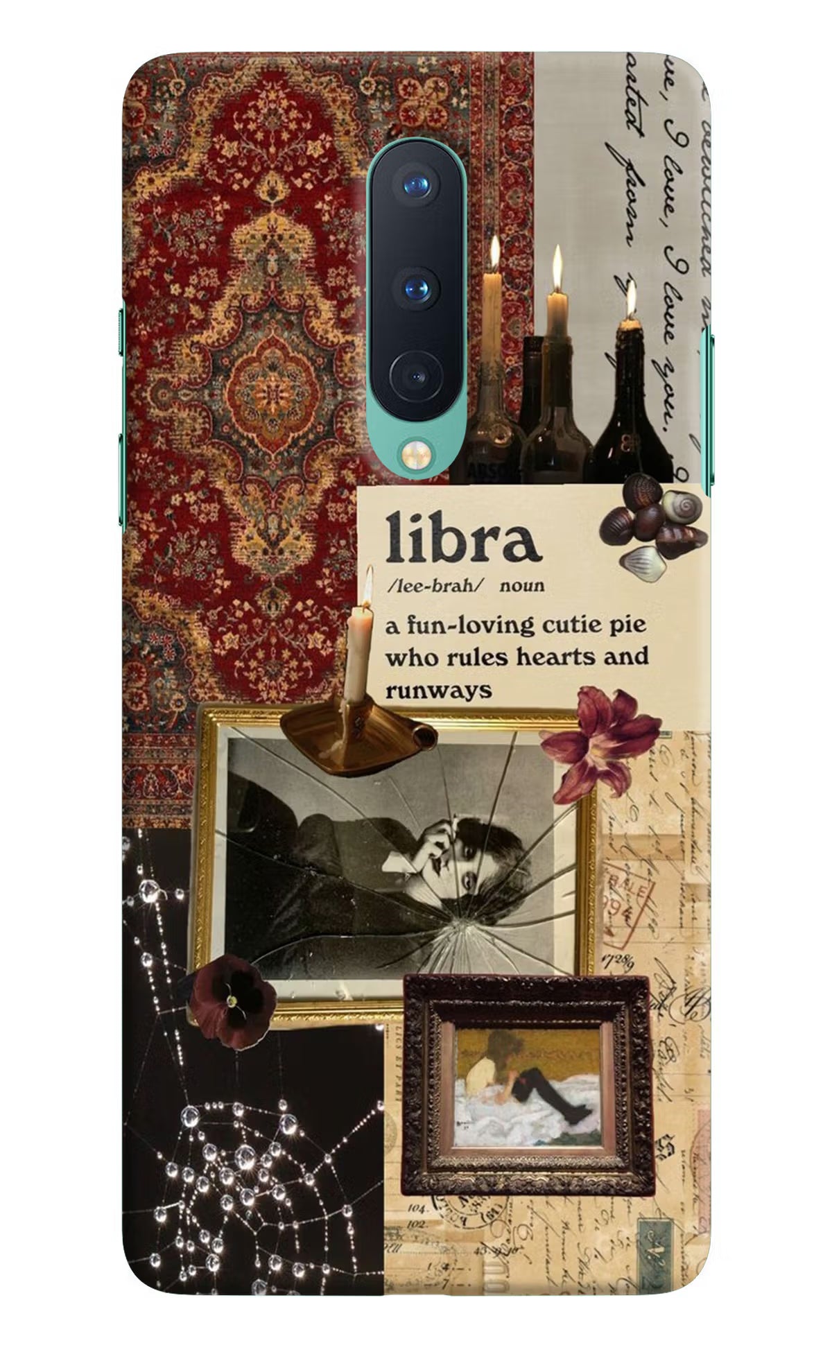 Libra Zodiac Oneplus 8 Hard Case Back Cover by Casekaro