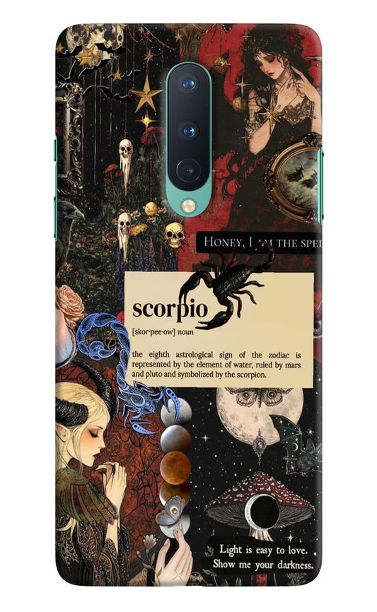 Scorpio Zodiac Oneplus 8 Hard Case Back Cover by Casekaro