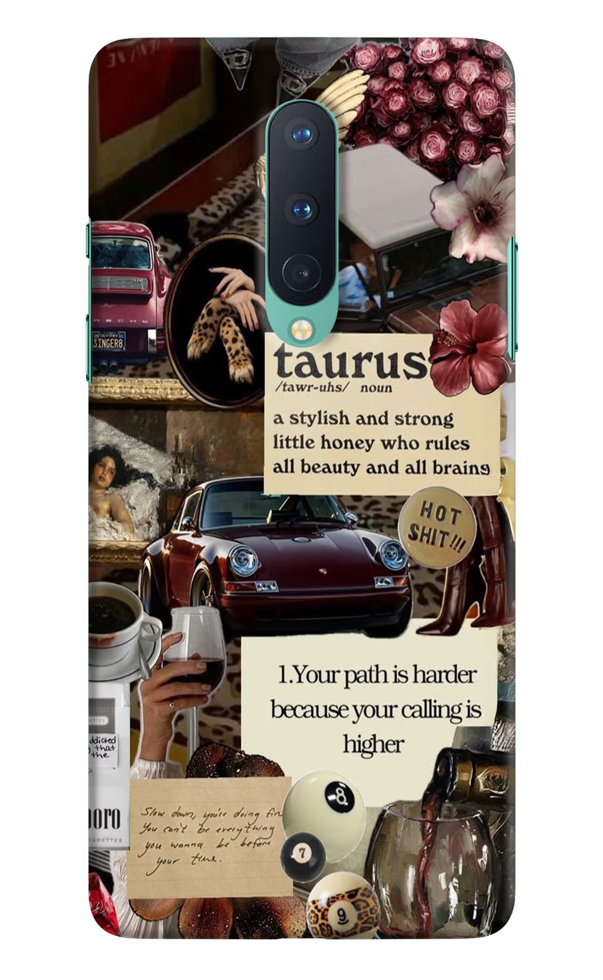 Taurus Zodiac Oneplus 8 Hard Case Back Cover by Casekaro