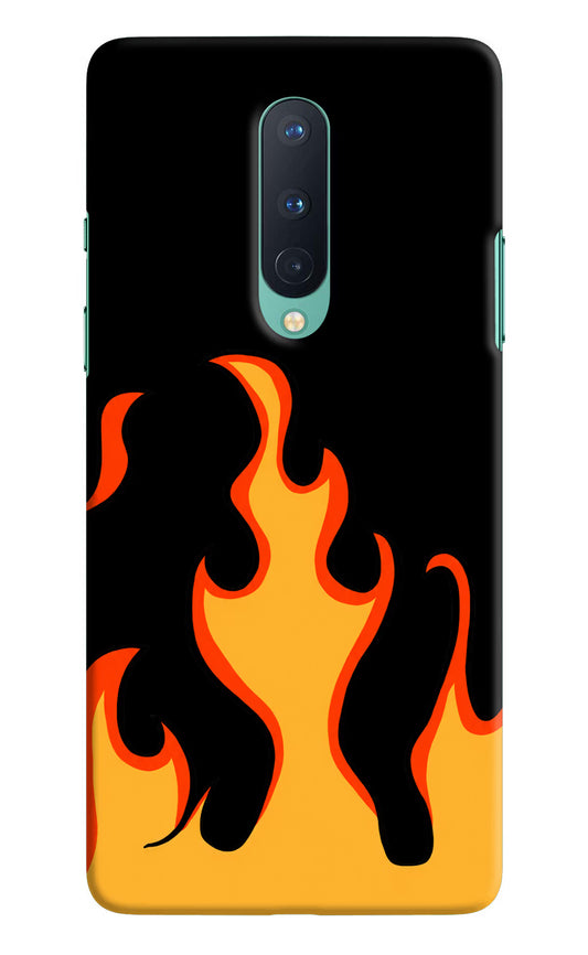 Fired Up – Black Oneplus 8 Hard Case Back Cover by Casekaro