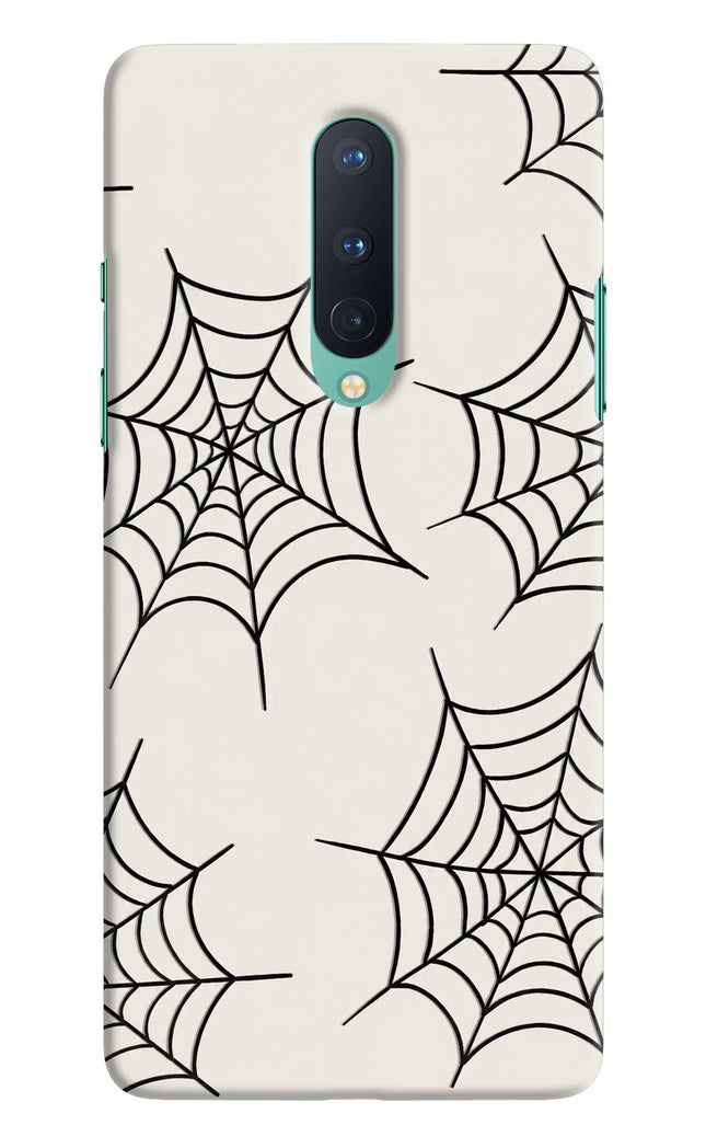 Spider Web Oneplus 8 Hard Case Back Cover by Casekaro