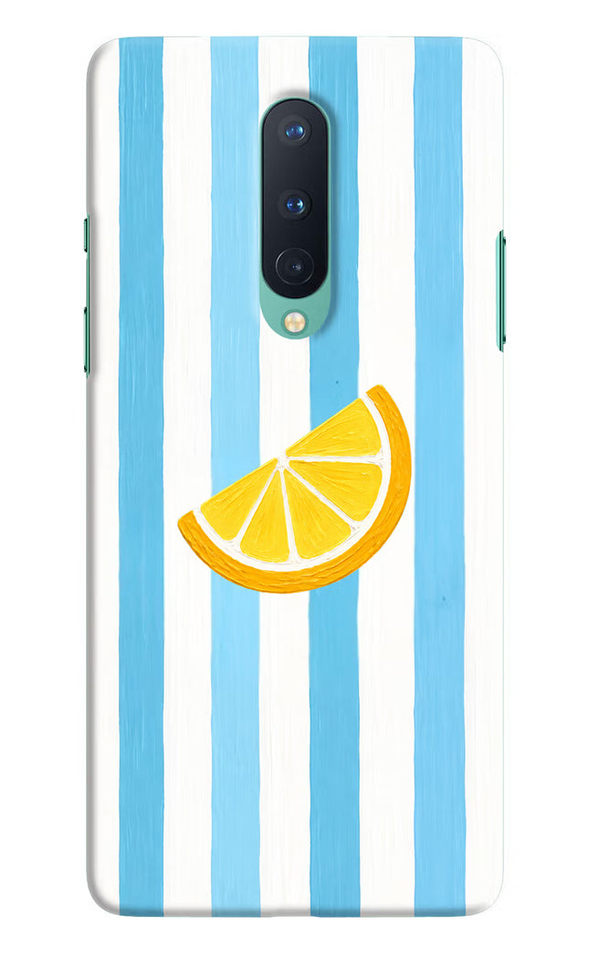 Summer Lemon Oneplus 8 Hard Case Back Cover by Casekaro